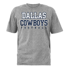 Playera Dallas Cowboys Football Básica  Gris Jaspeado