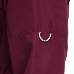 Maroon Explorer Shirt | Long Sleeve-GameGuard - bungee loop to roll up sleeves