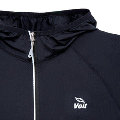 Chaqueta deportiva UV para mujer negra