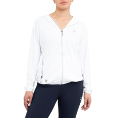 Chaqueta deportiva UV para mujer blanca