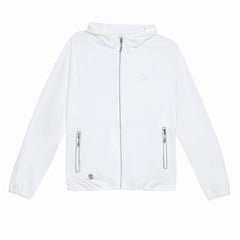 Chaqueta deportiva UV para mujer blanca