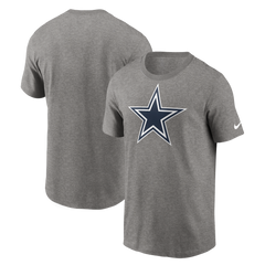 Playera Nike Gris Dallas Cowboys  Logo Essential