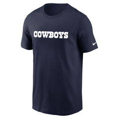 Playera Dallas Cowboys Logo Nike Essential Navy