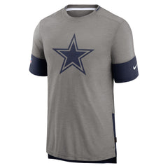 Playera Nike Dallas Cowboys  Sideline Coach Performance Gris con Marino