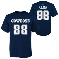 Jersey Dallas Cowboys #88 Lamb Navy
