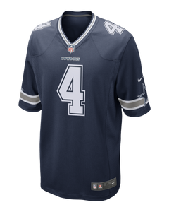 Jersey Nike Dallas Cowboys  Game Dak Prescot Azul Marino