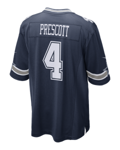Jersey Nike Dallas Cowboys  Game Dak Prescot Azul Marino