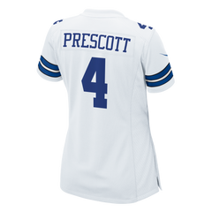 Jersey Dallas Cowboys Mujer Nike Game Dak Prescott  Blanco