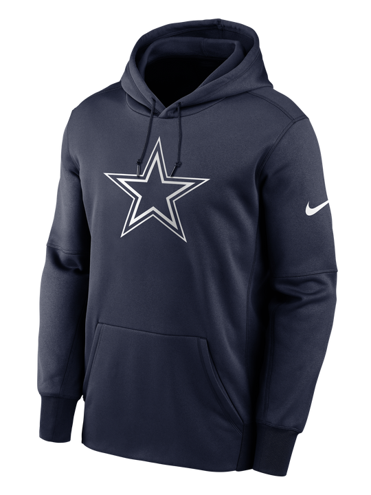 Sudadera Nike Dallas Cowboys  Team Logo Therma FIT Azul Marino