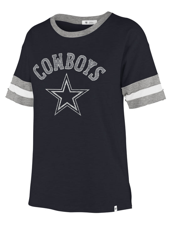 Playera '47 BRAND Mujer Dallas Cowboys Estilo Retro NVY