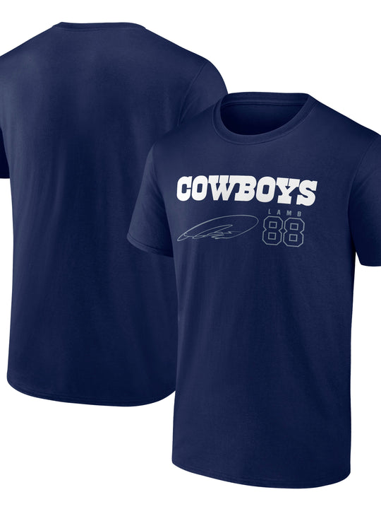 Playera Dallas Cowboys CeeDee Lamb 88  Edición Firmada