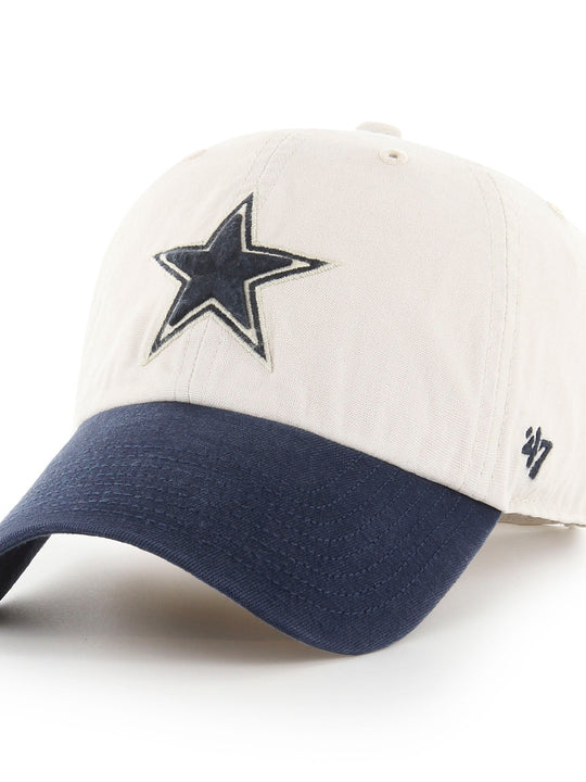 Gorra Dallas Cowboys Vintage '47 Brand – Visera Azul Marino / Corona Beige