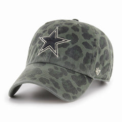Gorra Verde Militar Dallas Cowboys '47 Brand Leopard Print