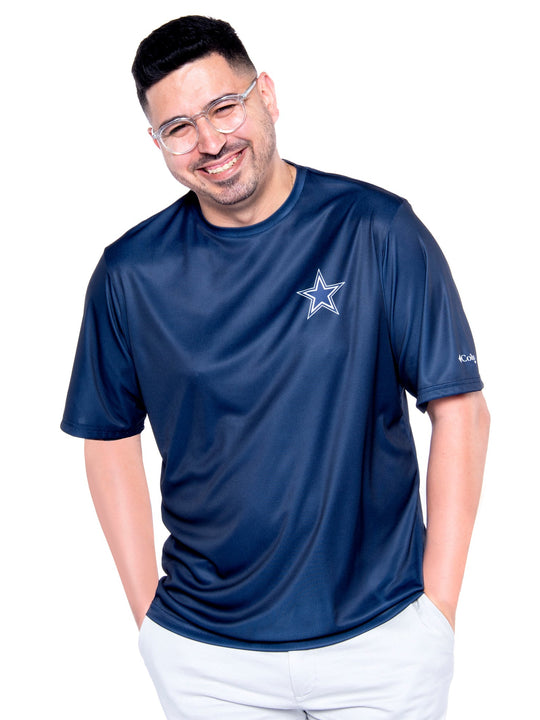 Playera Columbia Dallas Cowboys Azul Marino