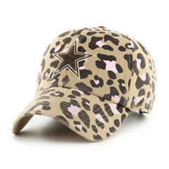 Gorra Dallas Cowboys '47 Brand Leopardo Rosa  Estilo Safari Khaki