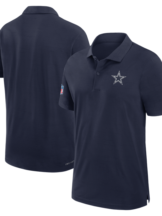 Polo Nike Dallas Cowboys  Sideline Coach Dri-FIT Azul Marino