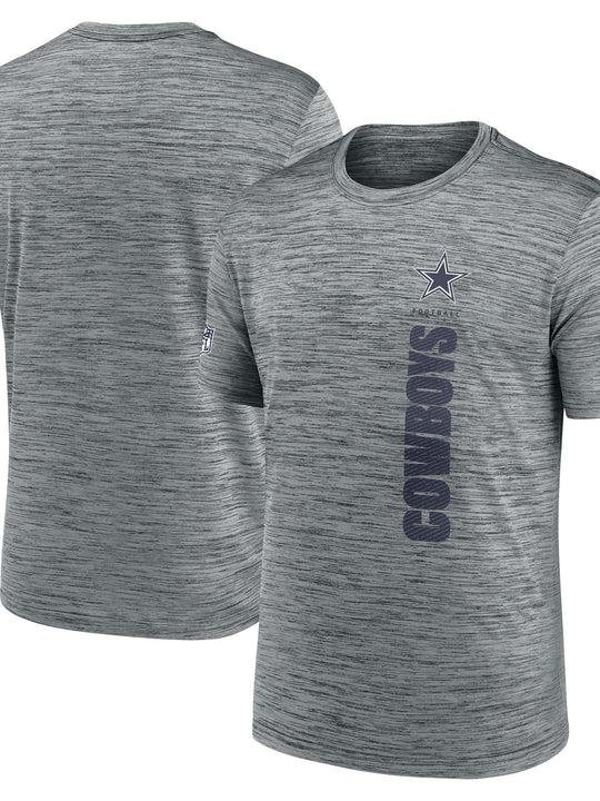 Playera Nike Dallas Cowboys  Legend Sideline Performance Gris Jaspeado