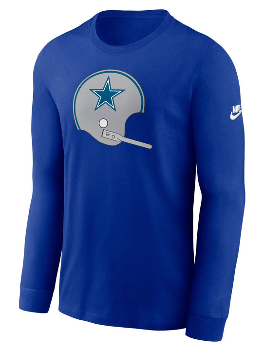 Playera Nike Manga Larga Dallas Cowboys Helmet  Hombre
