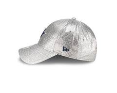 Gorra  New Era Dallas Cowboys Mujer 9FORTY Glitter Shine Plateado