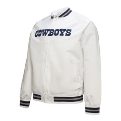 Chamarra Dallas Cowboys Mitchell & Ness Satin Varsity Jacket