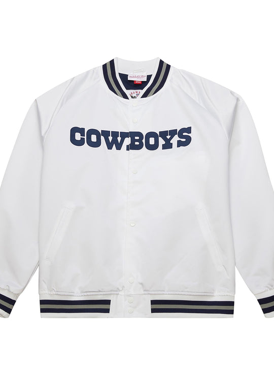 Chamarra Dallas Cowboys Mitchell & Ness Satin Varsity Jacket