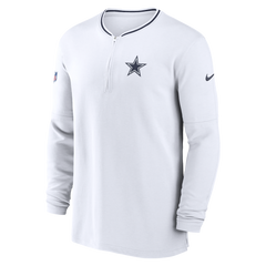 Playera Nike Manga Larga Dallas Cowboys  Sideline Coaches Half-Zip