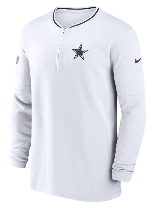 Playera Nike Manga Larga Dallas Cowboys  Sideline Coaches Half-Zip