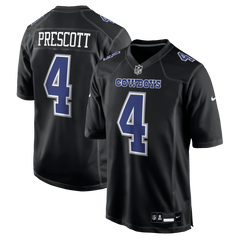 Jersey Dallas Cowboys Nike Game Dak Prescott Black Alternate Edition