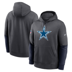 Sudadera Dallas Cowboys Nike Icon Logo Colorblock Hoodie  Gris/Marino