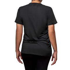 Camiseta deportiva para mujer negra