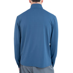 Chaqueta tejida para hombre sin capucha azul marino