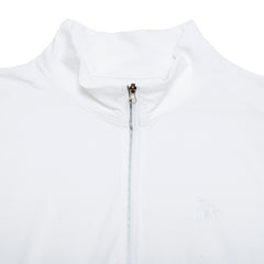 Chaqueta tejida para hombre sin capucha blanca