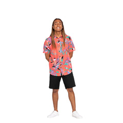 CAMISA LEAF SPRAY WOVEN SS / LRR / VOLCOM
