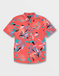 CAMISA LEAF SPRAY WOVEN SS / LRR / VOLCOM