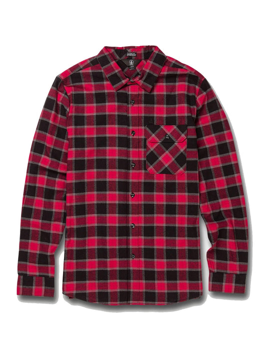 CAMISA SHADOWS FLANNEL LS / BLACK / BLK