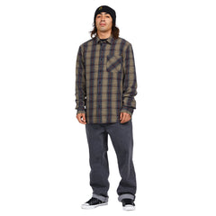 CAMISA HEAVY TWILLS FLANNEL LS - KHA - VOLCOM