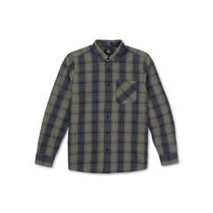 CAMISA HEAVY TWILLS FLANNEL LS - KHA - VOLCOM