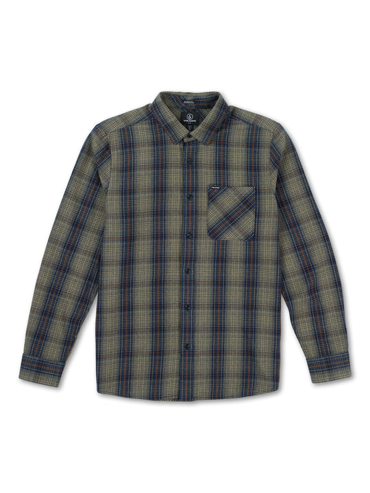 CAMISA HEAVY TWILLS FLANNEL LS - KHA - VOLCOM