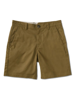 SHORT BARRACKS RELAXED CHINO 19 / DARK KHAKI /  DKA