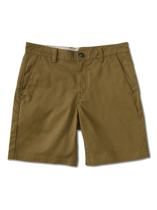 SHORT BARRACKS RELAXED CHINO 19 / DARK KHAKI /  DKA