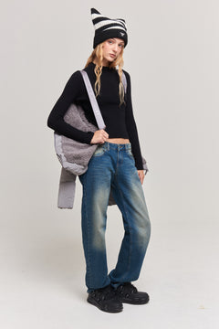 CHAMARRA DESMONTABLE TERRY  GRIS