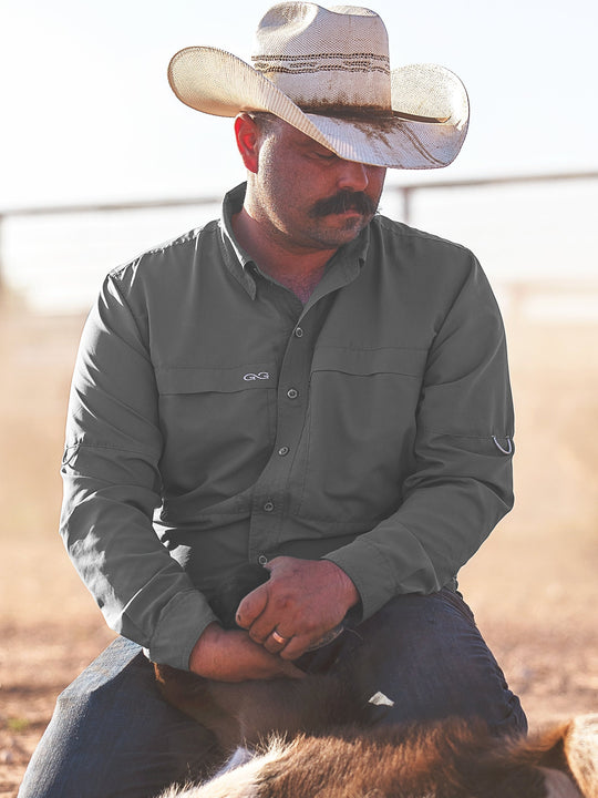 GunMetal Original Shirt | Long Sleeve-GameGuard