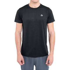 Camiseta deportiva para hombre negra