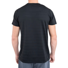 Camiseta deportiva para hombre negra