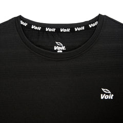Camiseta deportiva para hombre negra