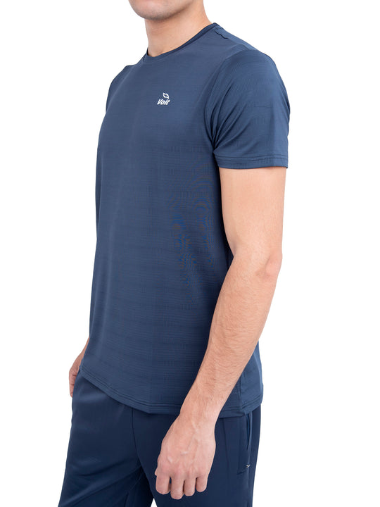Camiseta deportiva para hombre azul marino