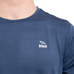 Camiseta deportiva para hombre azul marino