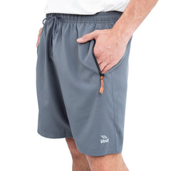 Short deportivo gris