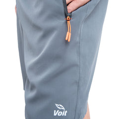 Short deportivo gris