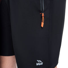 Short deportivo negro